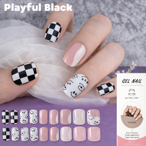 Nail wraps - Playful Black