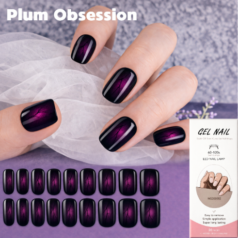 Nail wraps - Plum Obsession