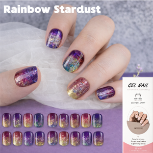 Nail wraps - Rainbow Stardust