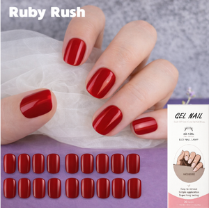 Nail wraps - Ruby Rush
