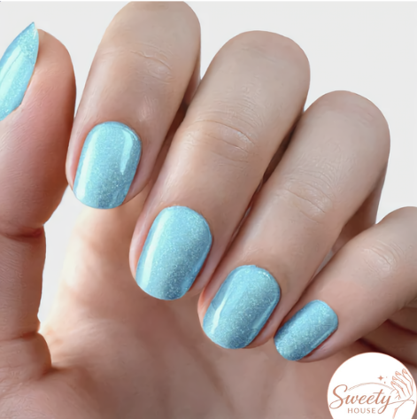Nail wraps - Blue Crystal