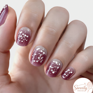 Nail wraps - Frosted Berry
