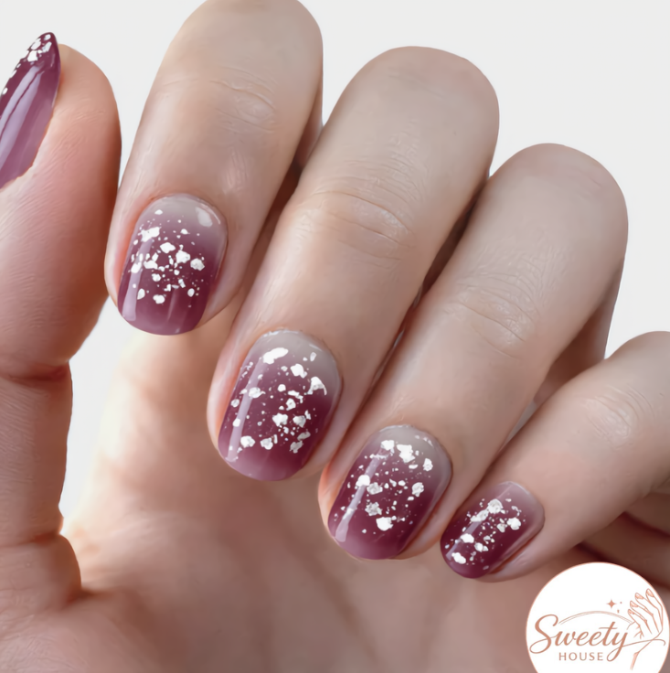 Nail wraps - Frosted Berry