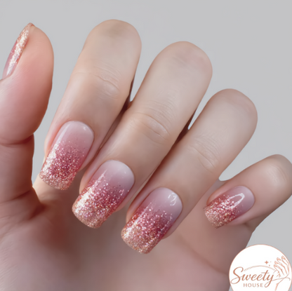 Nail wraps - Rose Gold Glow