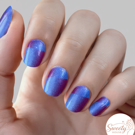 Nail wraps - Electric Iris