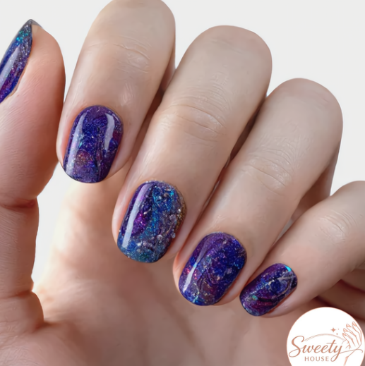 Nail wraps - Galaxy Bloom