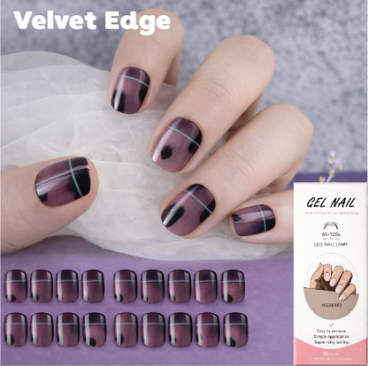Nail wraps - Velvet Edge