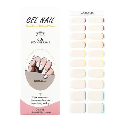 Nail Wraps Effet Gel – Manucure Express Sans Salon