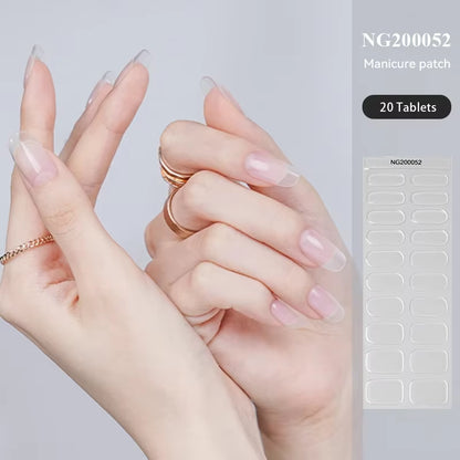 Nail Wraps Effet Gel – Manucure Express Sans Salon