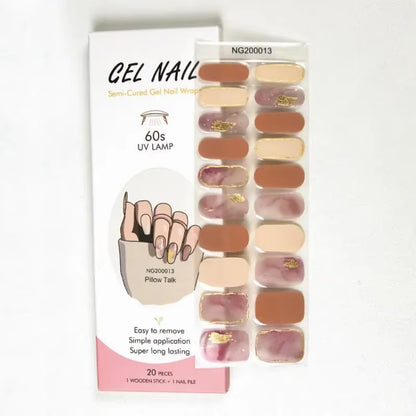 Nail Wraps Effet Gel – Manucure Express Sans Salon
