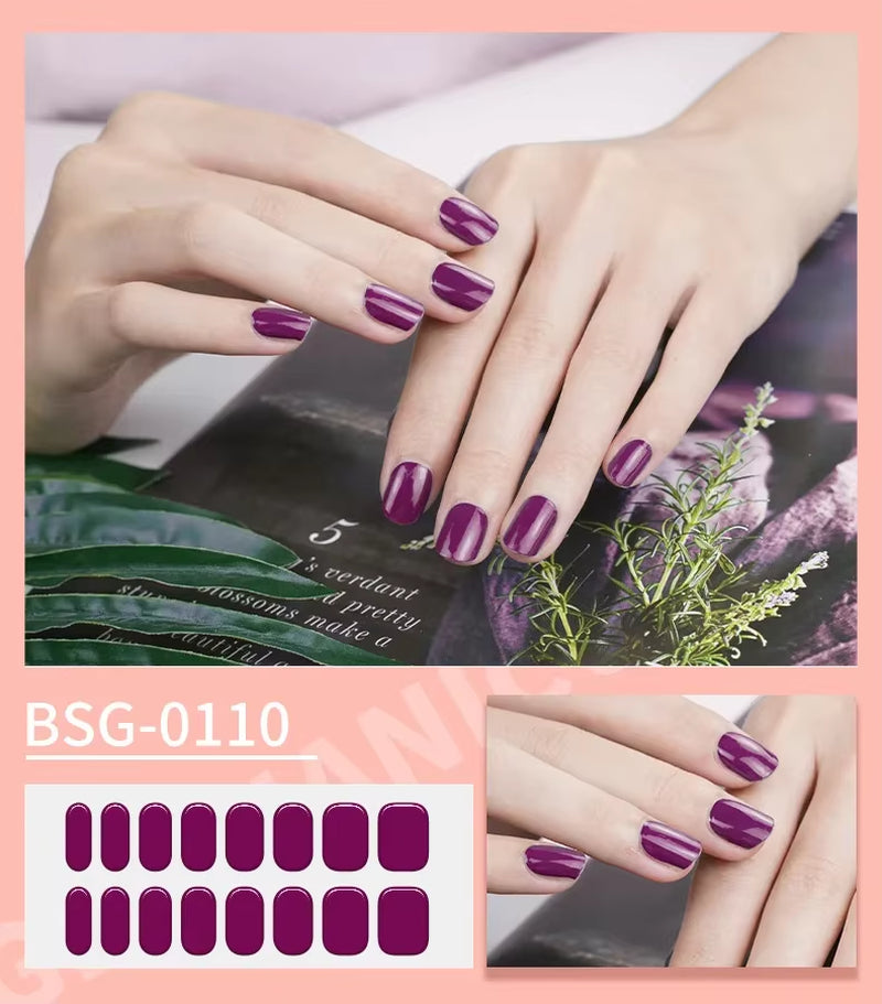 Nail Wraps Effet Gel – Manucure Express Sans Salon